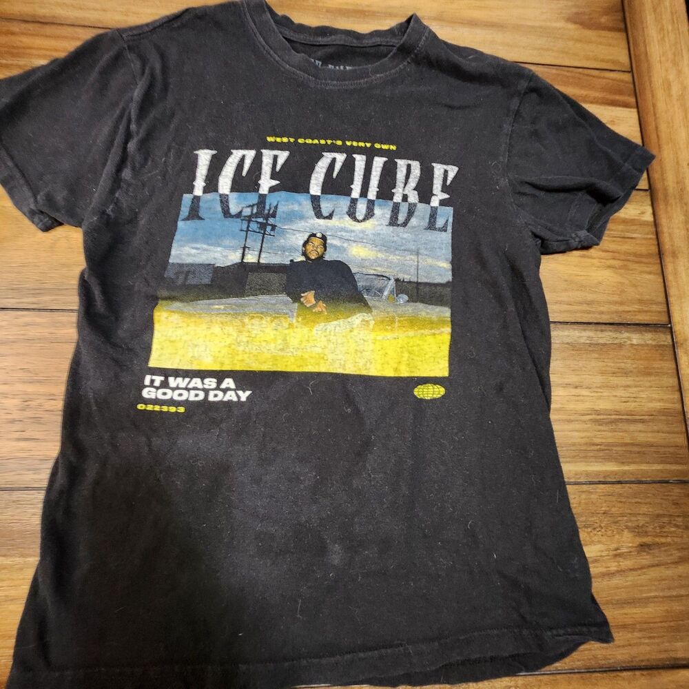 Ice Cube Graphic Unisex T SS Blk Sm